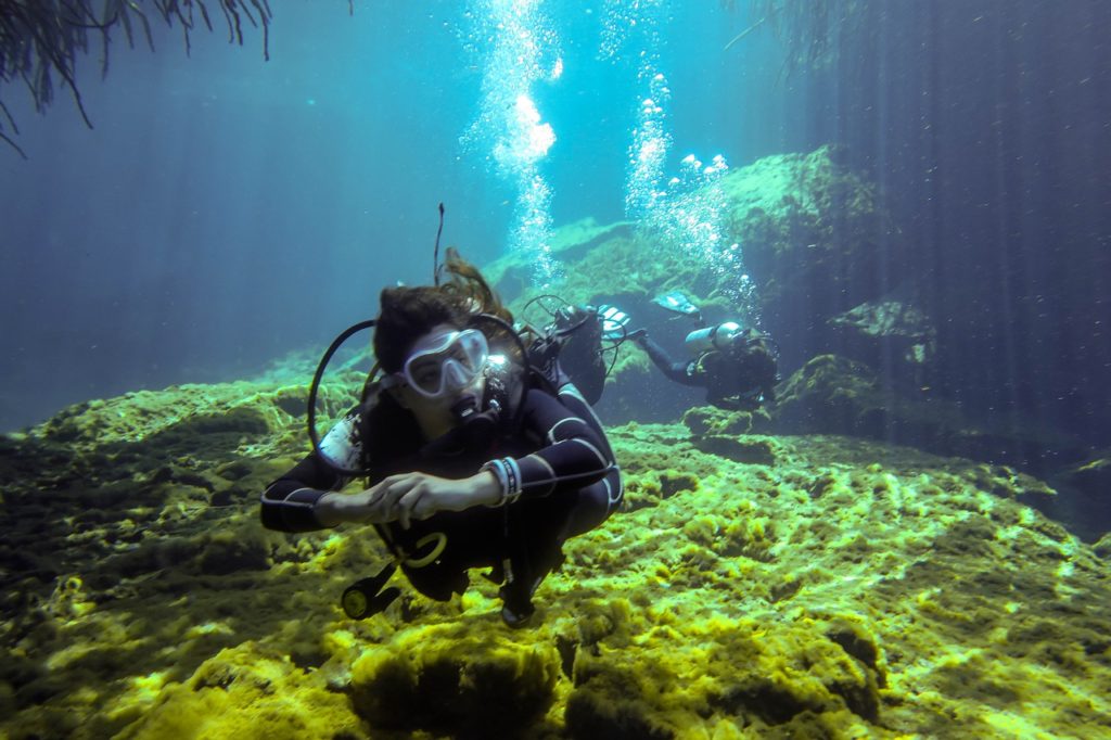 Diving Cenote