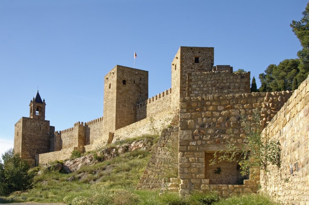 Old castle in Malaga