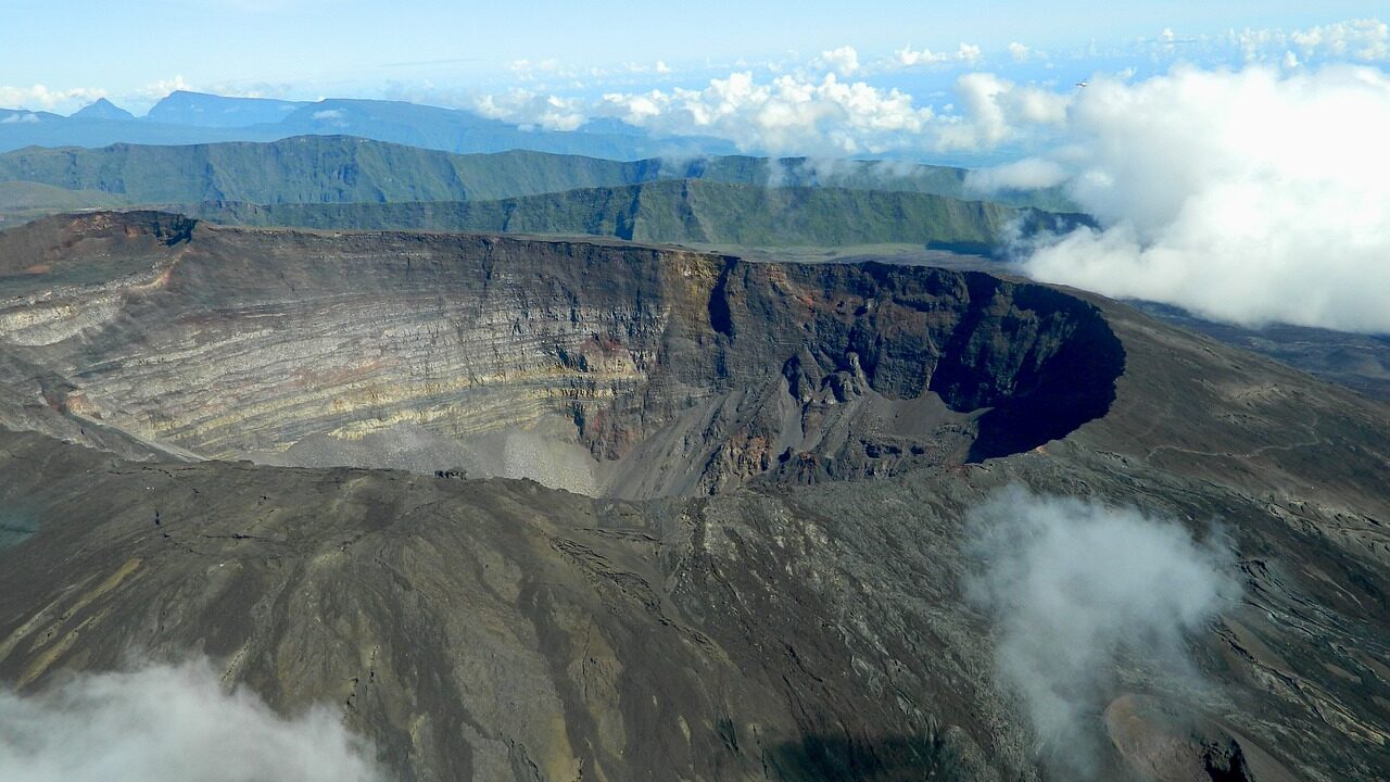 Reunion Island Volcano